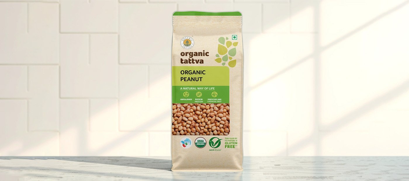 Organic Peanuts - front