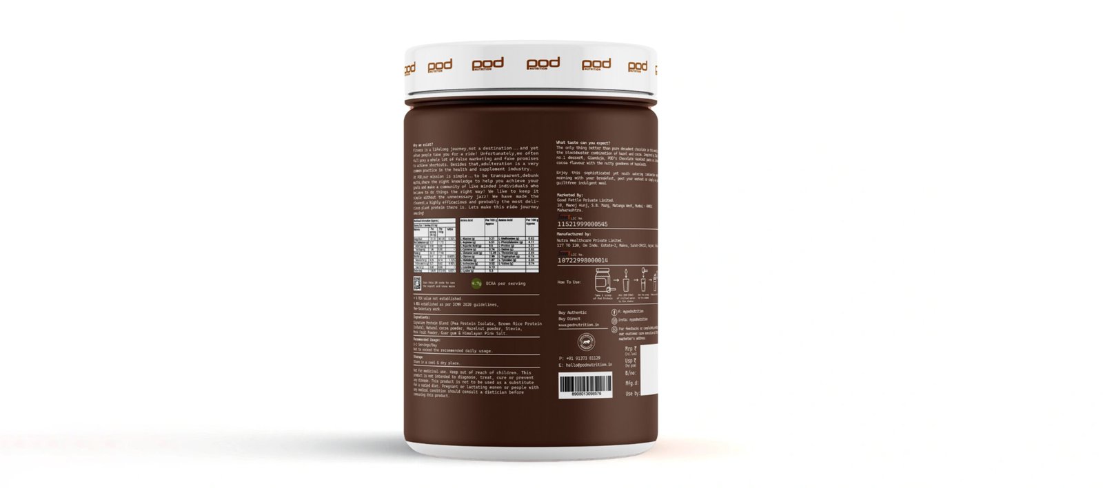 Chocolate Hazelnut - 1kg back