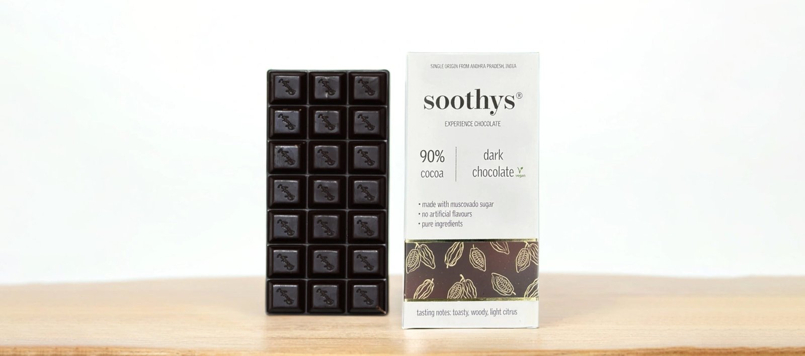 90_ Dark Vegan Chocolate front D