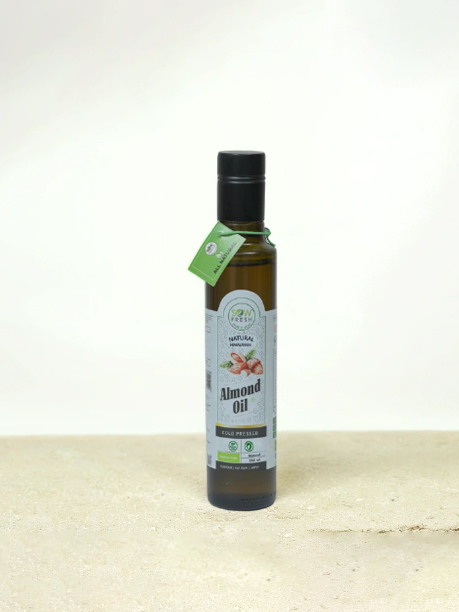 almond oil front M