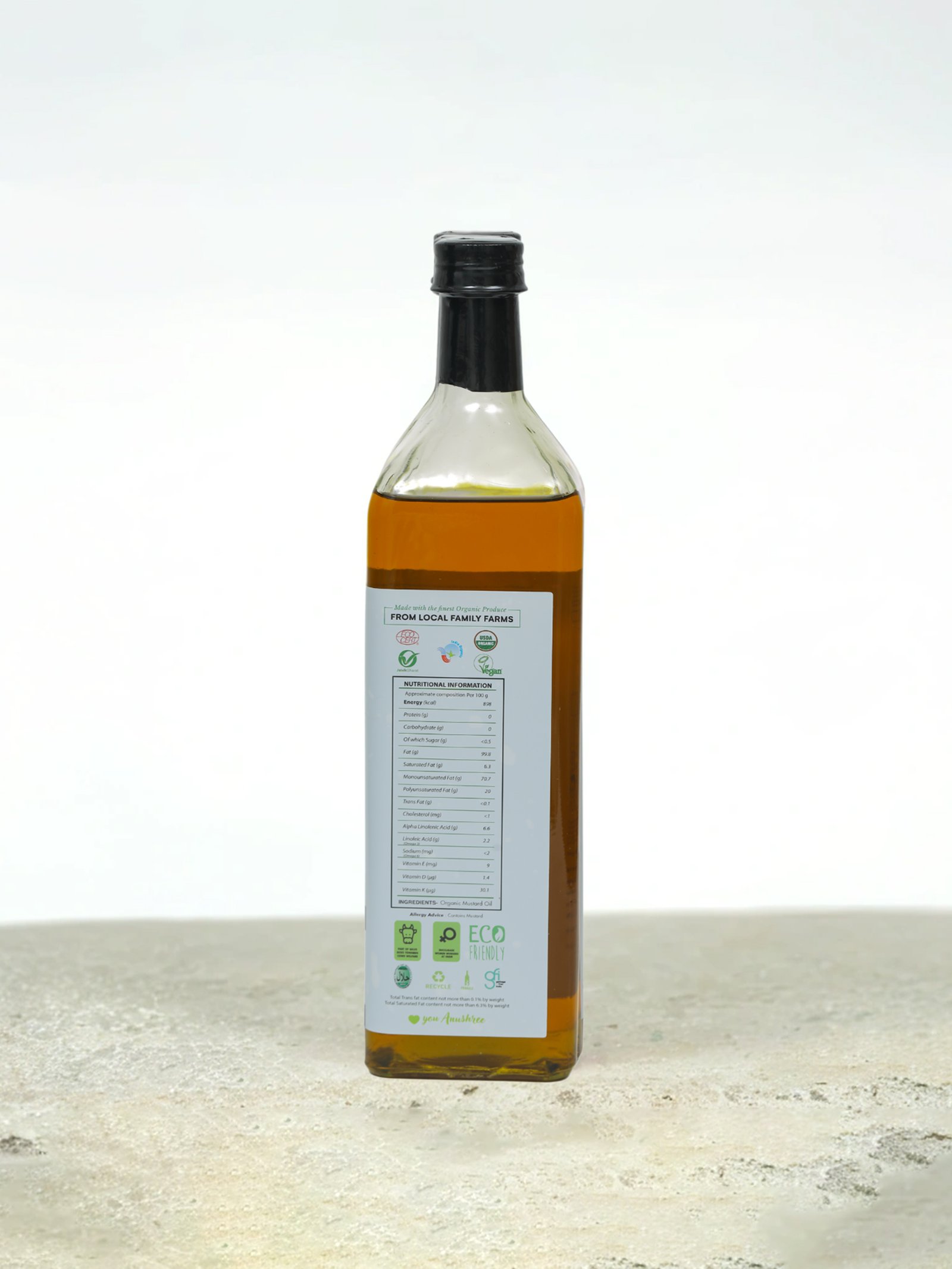 cold pressed organic mustard side M